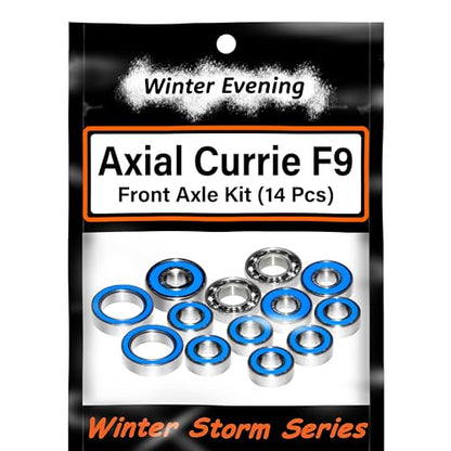 for Axial Capra Currie F9 | Front Axle (14 Pcs Bearings Kit)