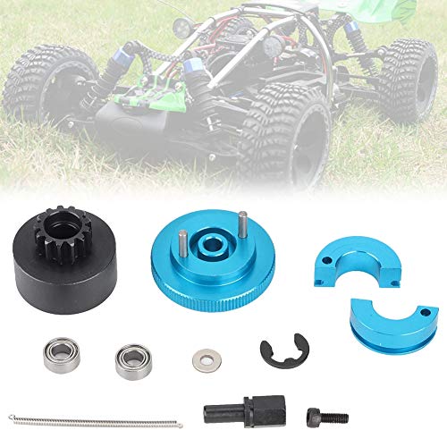 RC Nitro Engine Clutch Set 13T Speed Variator Bell Springs Metalmaterial Blue Red 1:10 Car Buggy Truck Short Course Crawler (Blue)