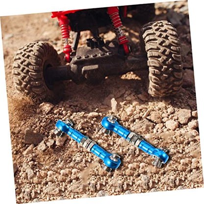 Zerodeko 2Pcs Adjustable Linkage Steering Rod for Rc Cars Trucks Lightweight Replacement for Old Servo Links Rc Enthusiasts
