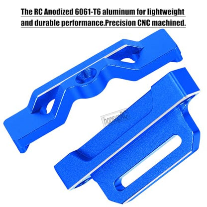 RC Tall Battery Holder Mount Hold Down Upgrades Part for 1/10 Slash 2WD/Slash 2WD VXL/F0rd F-15O Raptor 2WD,Aluminium Battery Mount Plate Tray Battery Holder Mount,#5827 Navy Blue - color: Navy Blue(for 1/10)