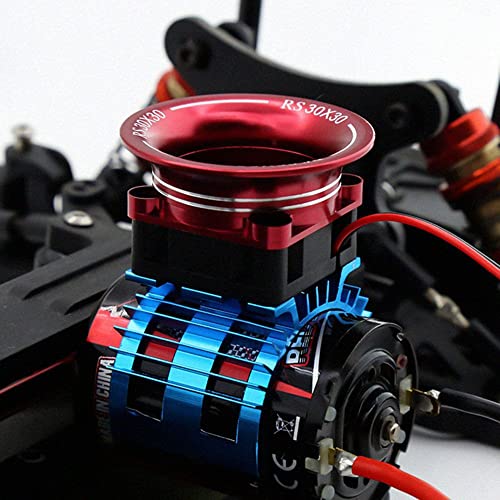 HomeSoGood Cooling Fan Cover Air Cooling Channel for 540 550 3650 Motor/Esc Radiator 1/10 1/8 D3 D4 Hsp Hpi Rc Car, Metal Fan Cover