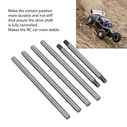 RC Car Suspension Parts, Hingepin Kingpin Set Steel Arm, Durable Lightweight for 1/10 Scale RC Buggy Off Road Truck Enthusiasts