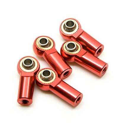 20pcs/Set Aluminum M3 Metal Ball Head Holder for Axial SCX10 Link Rod End Ball Joint for 1/10 RC Car Truck Buggy Crawler (Color : Royal Blue 20pcs)