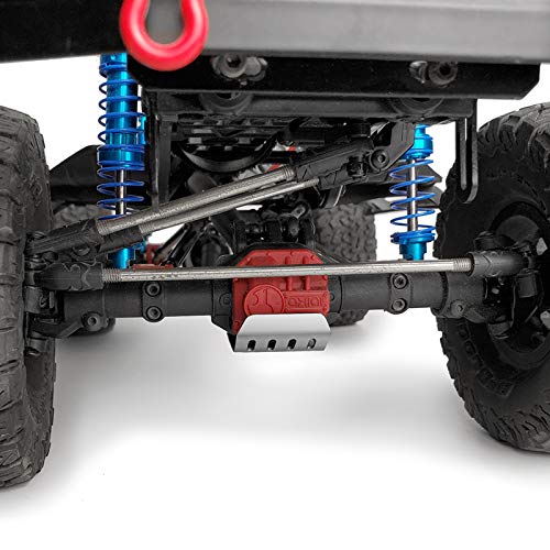 RC-Hub 2Pcs Axle Front Rear Protection Board for 1/10 SCX10 II 90046 90047 | 1 Pair Aluminum Axle Skid Plate Protector,RC Upgrade Parts