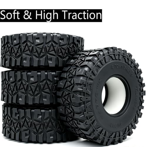 1.9 Crawler Tires 120 * 44mm For for 1/10 RC Crawlers (B1902)