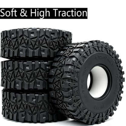 1.9 Crawler Tires 120 * 44mm For for 1/10 RC Crawlers (B1902)