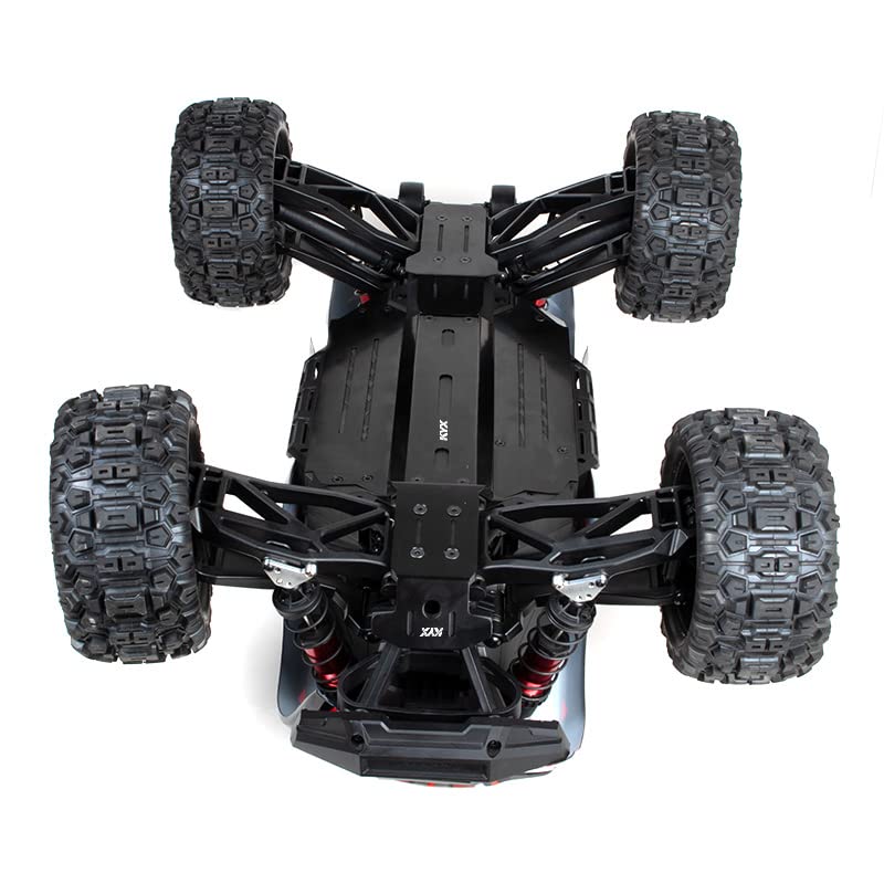 KYX Racing Stainless Steel Black Protector Chassis Guard Plate Axle Guard Upgrades Parts Accessories for 1/10 RC Crawler Car Traxxas 1/10 Maxx V2 WideMaxx