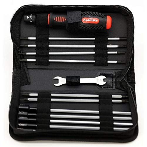 Powerhobby PH003 Startup RC Tool Set Nut/Hex Drivers Phillips/Flathead Compatible with Traxxas : E-Revo Summit Slash T-Maxx Jato Rsutler Stampede Slayer X-Maxx Maxx