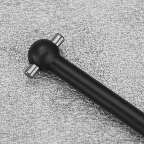 4pcs RC Car Drive Shafts 70mm/64mm Dog Bone Drive Shaft Centre Drive Joint Accessory Suitable for Common 1:6 1:8 1:10 1:12 RC Car Models - size: 70mm/64mm