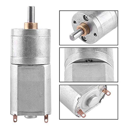 DC 12V High Electric Gear Reduction Motor 15~200RPM Outer Diameter 20mm / 0.78"(100RPM)