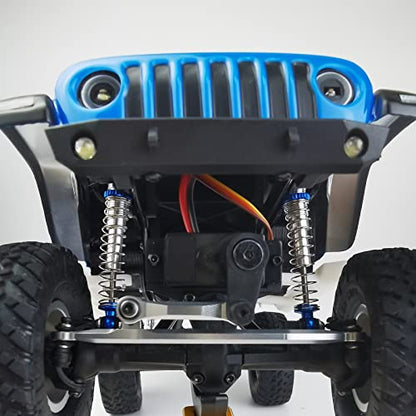 RCLIONS Aluminum 43mm RC Oil Shock Absorber Damper for All 1/24 Axial SCX24 | SCX-24 Deadbolt Base Camp Lexus Dooge Gladiator RC Crawler Car Upgrades - color: Black