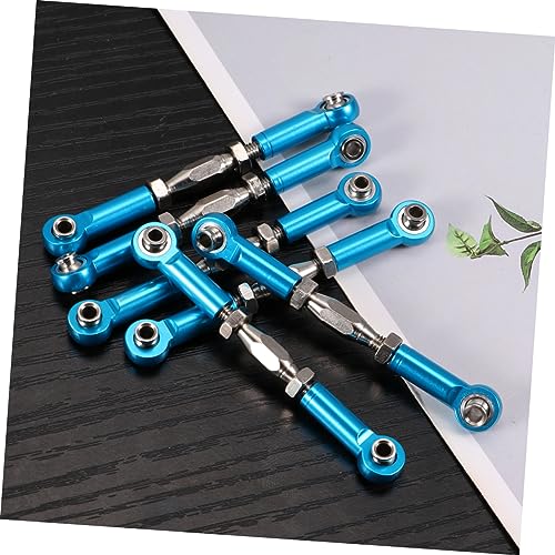 6pcs Machined Rc Car Rod Linkage for Turnbuckle Rod Upgrade Fit Redcat Racing Hpi Vehicles - color: Blue