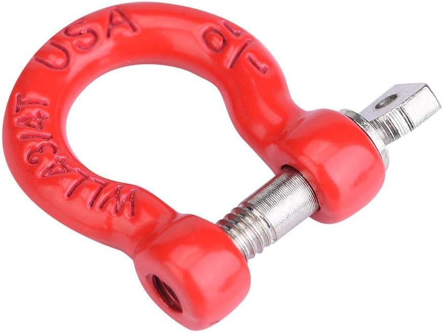 RC Car Trailer Buckle, 8 Pcs Metal Tow Shackle Lock Catch for RC Climbing Crawler Car Accessory Parts Car Model Accessory