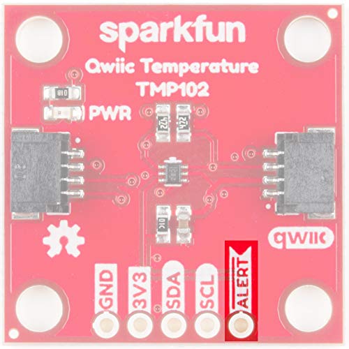 SparkFun Digital Temperature Sensor - TMP102 (Qwiic) - Use with 3.3V | Compatible w/ Arduino & other Single-board computers Easy-to-Use I2C sensor Plug-&-Play breakout board Runs 1.4-3.6V input