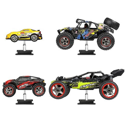 Buddy RC RC Hobby Car Workstation Work Stand Aluminum Repair Workstation 360 Degree Rotation Lift Or Lower with Screw Tray for 1/8 1/10 1/12 Scale RC Trucks Buggy (Black)