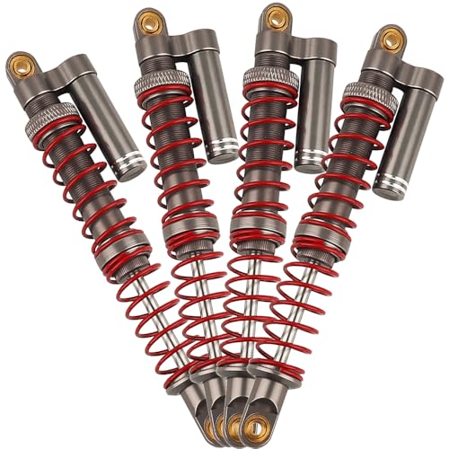 110mm Shock Absorber Oil Adjustable RC Damper with Washer for 1/10 RC Truck Crawler Axial SCX10 90046 AXI231017 TRX-4 D90 Upgrade Part (110mm) - size: 110mm