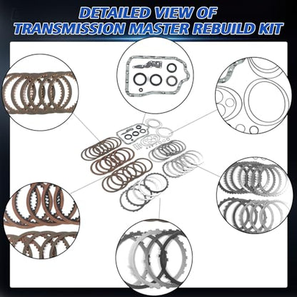 U760E U760F Transmission Master Rebuild Kit Fits for Camry Highlander RAV4 Sienna Venza 2.5L U760E - size: U760E