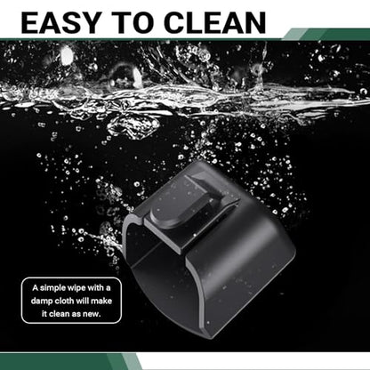 Car Key Box, Car Key Fob Holder Dash Mount, 2.17" x 2" Dashboard Storage Organizer, Universal Vehicle Console Storage Box Accessory (Black)