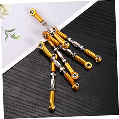 6Pcs Turnbuckle Rod Linkage for Epxhsp Racing Hpi Truck Buggy Upgrade Parts Construction Yellow - color: Yellow