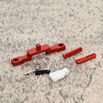 RCAWD SCX24 Upgrades Body Post Front for Axial, Body Mount Aluminum Parts for AXI00002 Red - color: Red