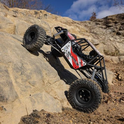 Axial AXP8 Gilamon 1/8 RC Crawler 2.2 4X4 RTR Trail Buggy, Red | Brushed, AXI-1207T2, Battery and Charger Not Included - color: Red