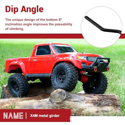 Meetal Frame Girder Rail for TRX4M 1/18 RC Crawler Car Upgrade Parts Accessories