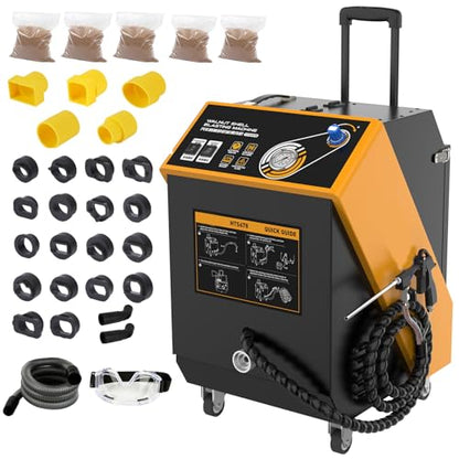 Walnut Blaster, with 23 Pcs Adapters & 5KG Walnut Blaster Kit for Carbon Cleaning, Automotive Engine System Intake Pipe Exhaust Valve Cleaning Machine, 1500W - size: 1500W Walnut Blaster
