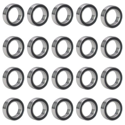20 PCS MR106-RS Deep Groove Double Shielded Ball Bearings - 6x10x3mm Micro Bearings for 3D Printers, Electric Motors, Home Appliances, Garden Machiner (MR106) - size: MR106-RS