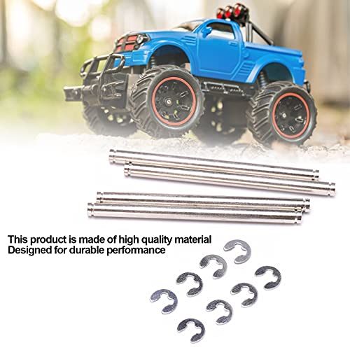 Upgrade Suspension Pins with E Clips 48mm 4PCS Stainless Steel Hinge Pin Set Compatible with Traxxas Slash 2W D 1 10 RC Car Parts Replacement