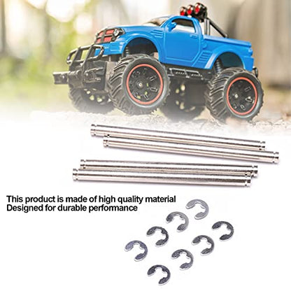 Upgrade Suspension Pins with E Clips 48mm 4PCS Stainless Steel Hinge Pin Set Compatible with Traxxas Slash 2W D 1 10 RC Car Parts Replacement
