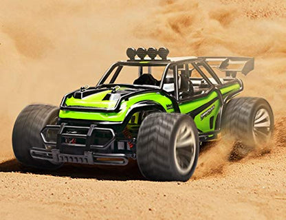 Haktoys Remote Control Truck RC Desert Buggy Car with Rechargeable Battery for Boys Kids and Adults