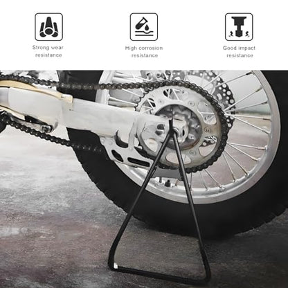 Motorcycle Triangle Stand, Motorcycle Triangle Kickstand Rear Side Wheel Holder, Universal Heavy Duty Vehicle Kickstand Lift Holder for 80-500cc Dirt Pit Bike Motocross