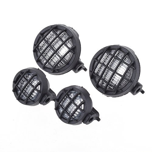 RC Car 1/8 1/10 LED Lights Cup 12mm&18mm Truck LED Fog Lamp Light Kits for RC 1:8 1:10 Tamiya AXIAL Crawler Rock (4Pcs)