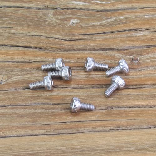 105 Pieces M2.5 x 4mm Socket Head Cap Screws, Thread Pitch 0.45mm, Sutemribor M2.5 Screws, 304 Stainless Steel, Fully Threaded, Silver - size: M2.5 x 4mm, style: Socket Head