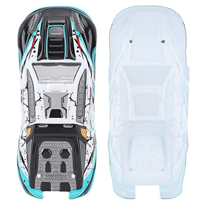 SIXRUN RC Car Body Shell PVC Spare Parts High Impact Car Body Shell Frame for SCY 16101PRO 1/16 RC Cars Car Toy Body Shell Remote (Cyan) - color: Cyan