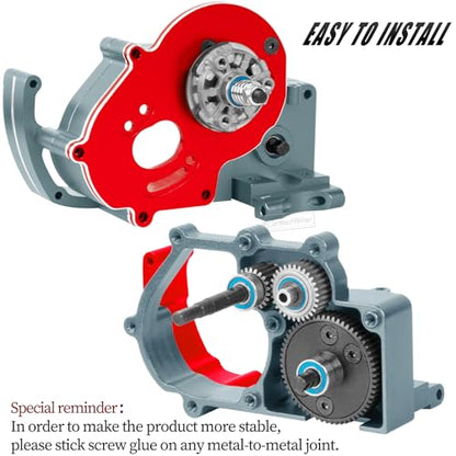 RC 48P 76T 83T 86T 90T Spur Gear &Transmission Gear &Slipper Clutch &Pressure Plate &Slipper Rebuild Kit Upgrades Part for 1/10 Slash 2WD,Rustler/Stampede/Bandit 2WD VXL,Red - color: Red(1set)
