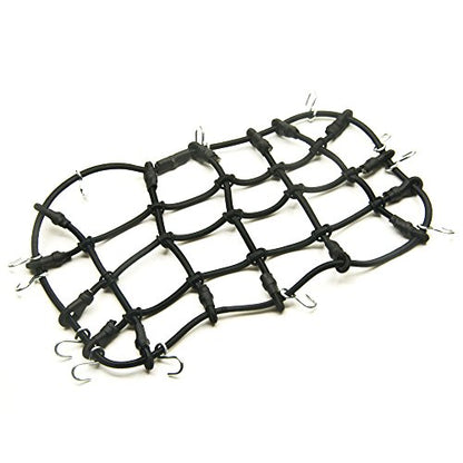1/10 RC Elastic Luggage Net 18x9cm with Hook for 1:10th RC Vehicles RC Crawler Truck Car D90 TRX4 Roof Rack