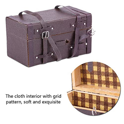 Retro Wooden Storage Box, Decorative Organizer with Leather Clasp, Ideal for RC Vehicles Toy Parts Accessories