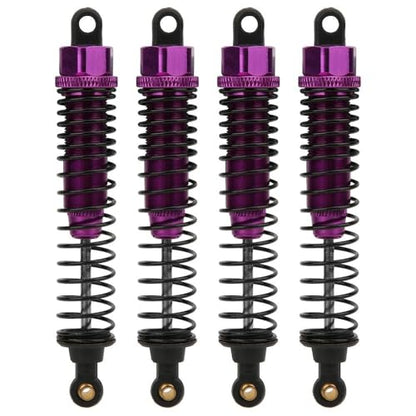 New 4pcs 68mm/98mm /108mm Aluminum Shocks Absorbers Damper for HSP HPI 1/10 Scale RC Car On-Road Monster Truck Off Road Buggy(Purple 108mm) - color: Purple 108mm