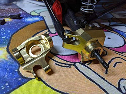 Brass Heavy Duty Front Steering Knuckle for 1/10 RC Axial SCX10 II Honcho 90046 48g/pc