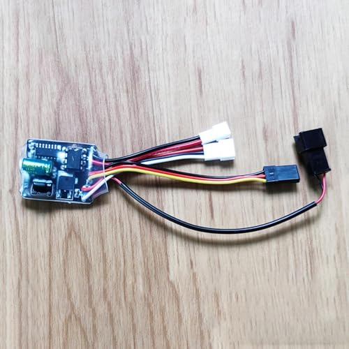 Yiju Brushed ESC RC Speed Controller Upgrade Accessory Waterproof DIY Replacement Part Suitable for Crawling or RC Truck Hobbyist