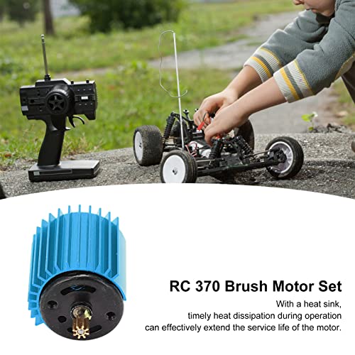370 Metal Gear Brushed Motor High Speed for WPL RC Car Upgrade Parts (Blue) - color: Blue