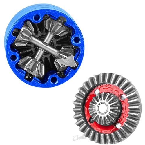 RC Front & Rear Differential Input Gear Kit Upgrades Part for 1/16 H16BM H16PL H16GT H16DR 16207 16208 16209 16210,1/14 14209 14210 14301 14303 Diff,Navy Blue - color: Navy Blue-(2pcs）