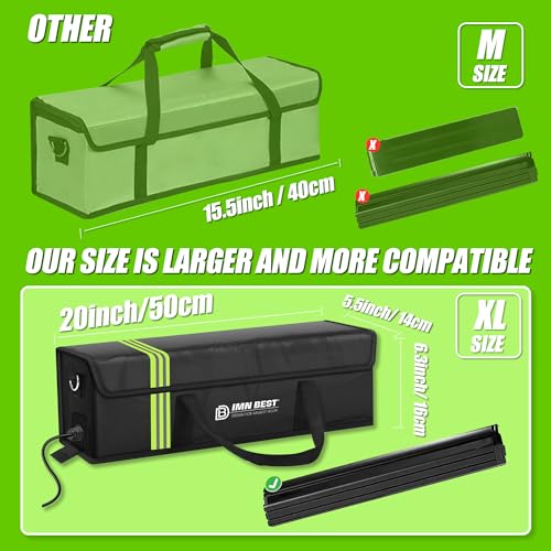 ImnBest Ebike Battery Bag Fireproof, Waterproof & Explosion-proof Lipo Safe Bag for Storage, transport, charging