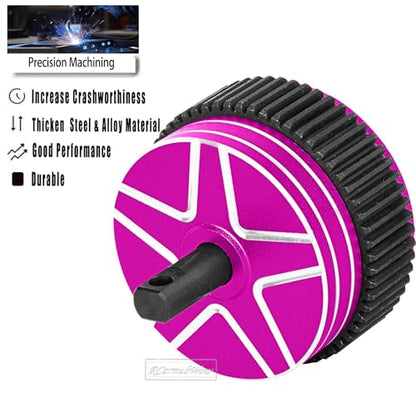 RC Gear Differential Upgrades Part for 1/10 Slash 2WD(VXL)/Stampede 2WD(VXL)/Bandit 2WD(VXL)/Rustler 2WD,Harden Steel w/Alloy Differential Transmissions,Replace #2388X,Pink - color: Pink(for 2wd)