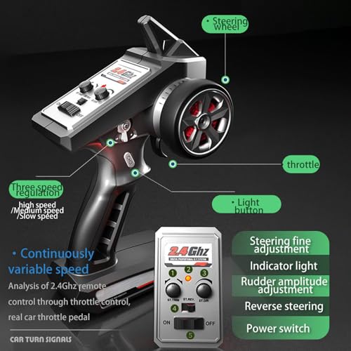 ZLL SG 918MAX 4WD RC Vehicle, 2S/3S Brushless Motor, High Speeds 55 KMH+ Possible, Includes Lithium Ion Battery