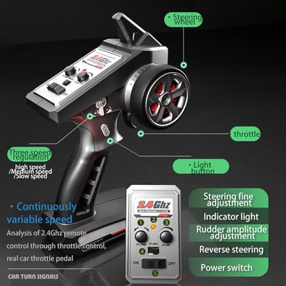 ZLL SG 918MAX 4WD RC Vehicle, 2S/3S Brushless Motor, High Speeds 55 KMH+ Possible, Includes Lithium Ion Battery