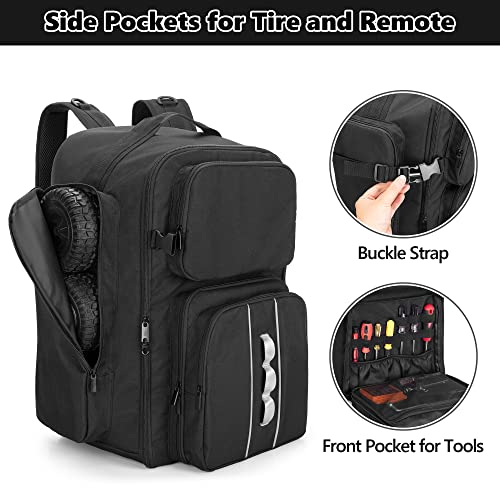 GOBUROS RC Backpack for 1/10 Car, RC Storage Bag Carry Case(Patent Design) | RC Car Backpack with Multi Pockets for Tools and Other Accessories, Easy Carrying with Adjustable Shoulder Strap