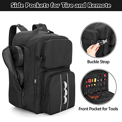 GOBUROS RC Backpack for 1/10 Car, RC Storage Bag Carry Case(Patent Design) | RC Car Backpack with Multi Pockets for Tools and Other Accessories, Easy Carrying with Adjustable Shoulder Strap