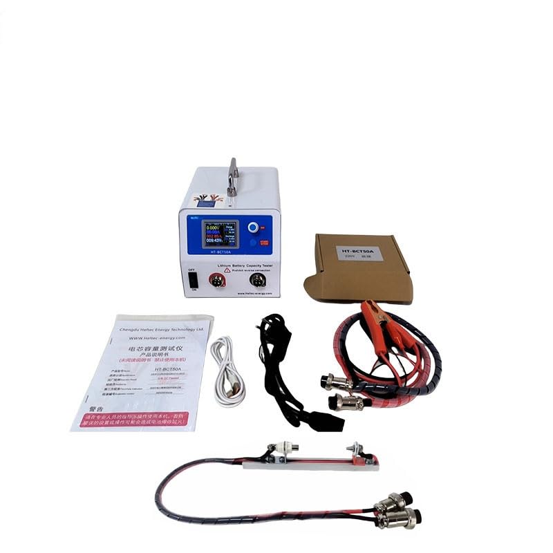 Heltec HT-BCT50A Battery Capacity Tester 50A 5V Lithium Battery Charger Discharger Analyzer with Cycle Mode Voltage Balancing